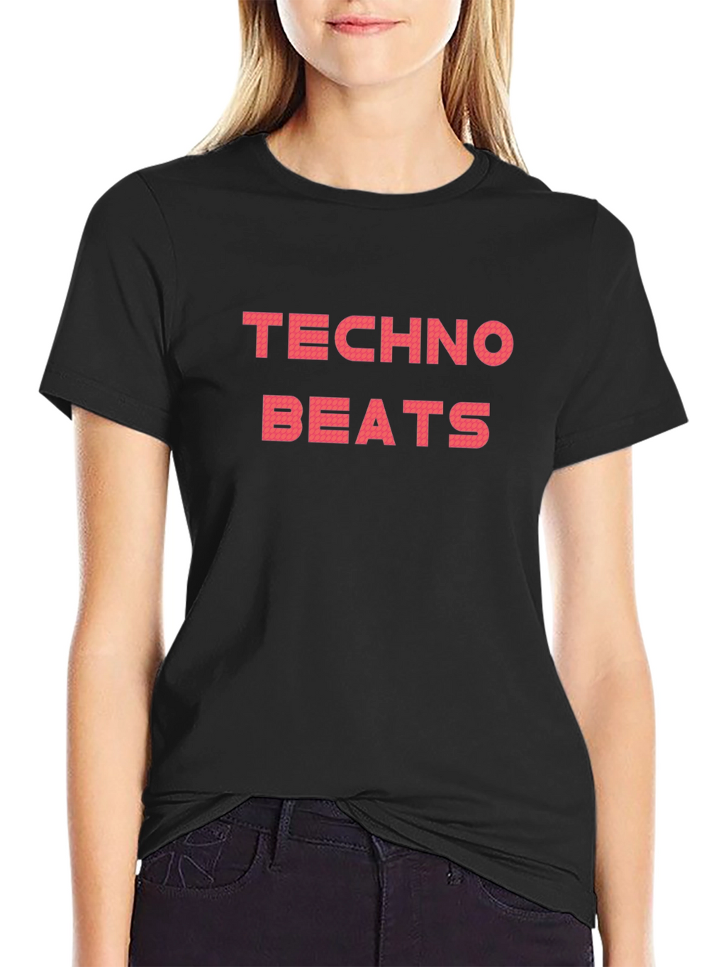 Techno Beats Black T-Shirt - Stylish Music Apparel