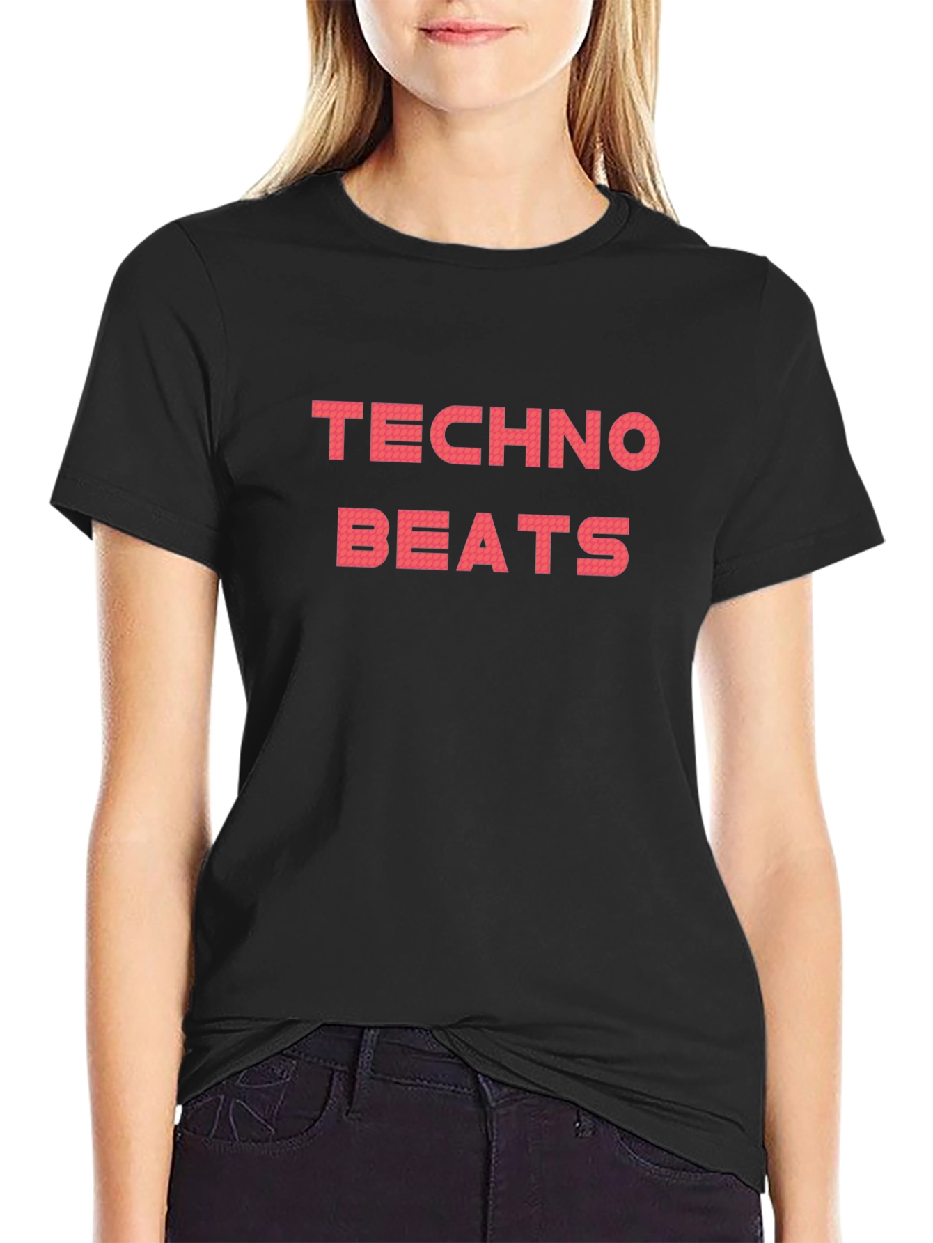Techno Beats Black T-Shirt - Stylish Music Apparel