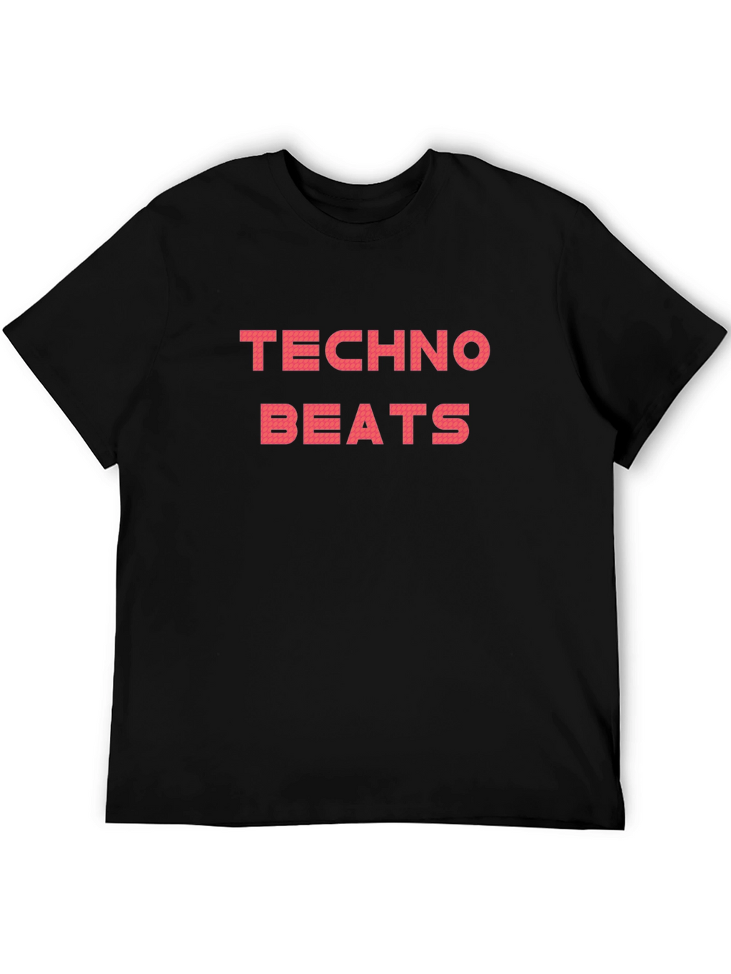 Techno Beats Black T-Shirt - Stylish Music Apparel