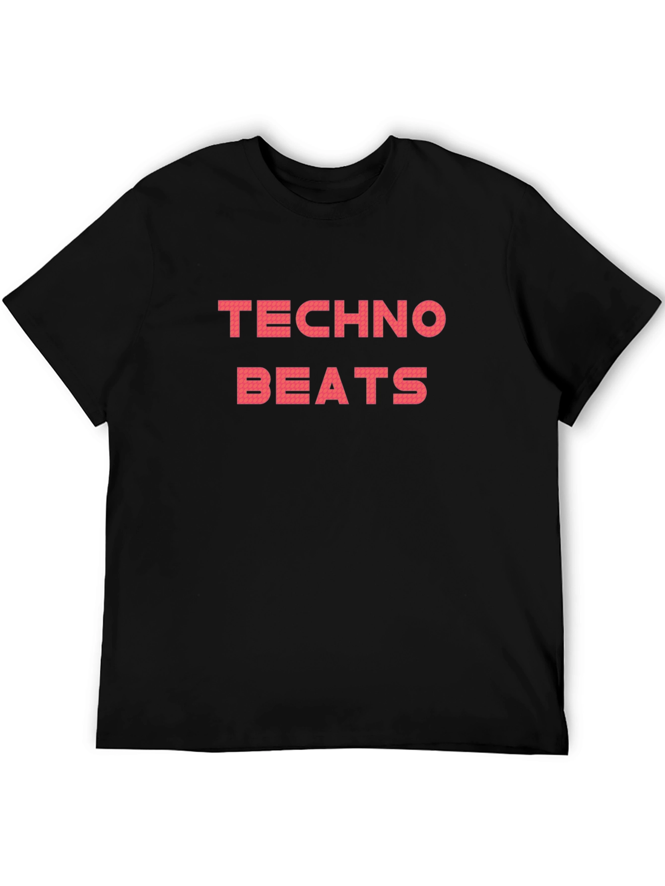 Techno Beats Black T-Shirt - Stylish Music Apparel