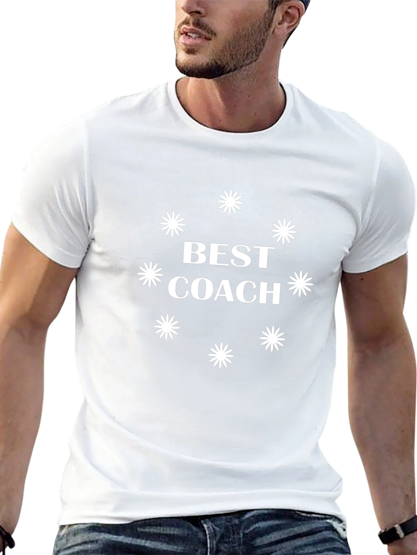 Best Coach T-Shirt - Star Design