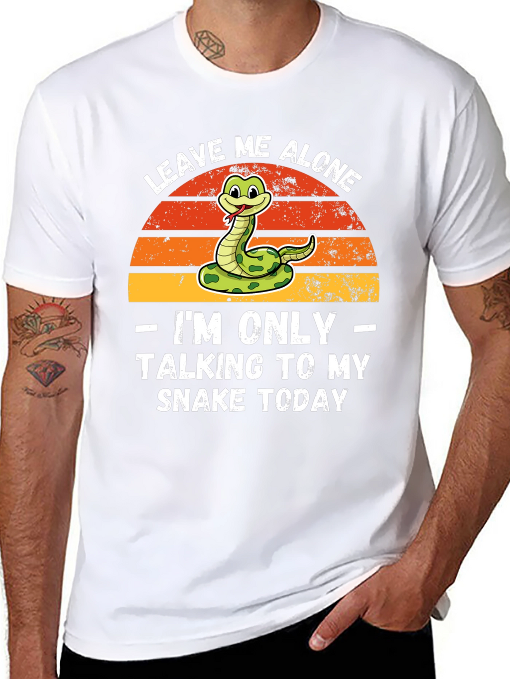 Leave Me Alone Snake T-Shirt