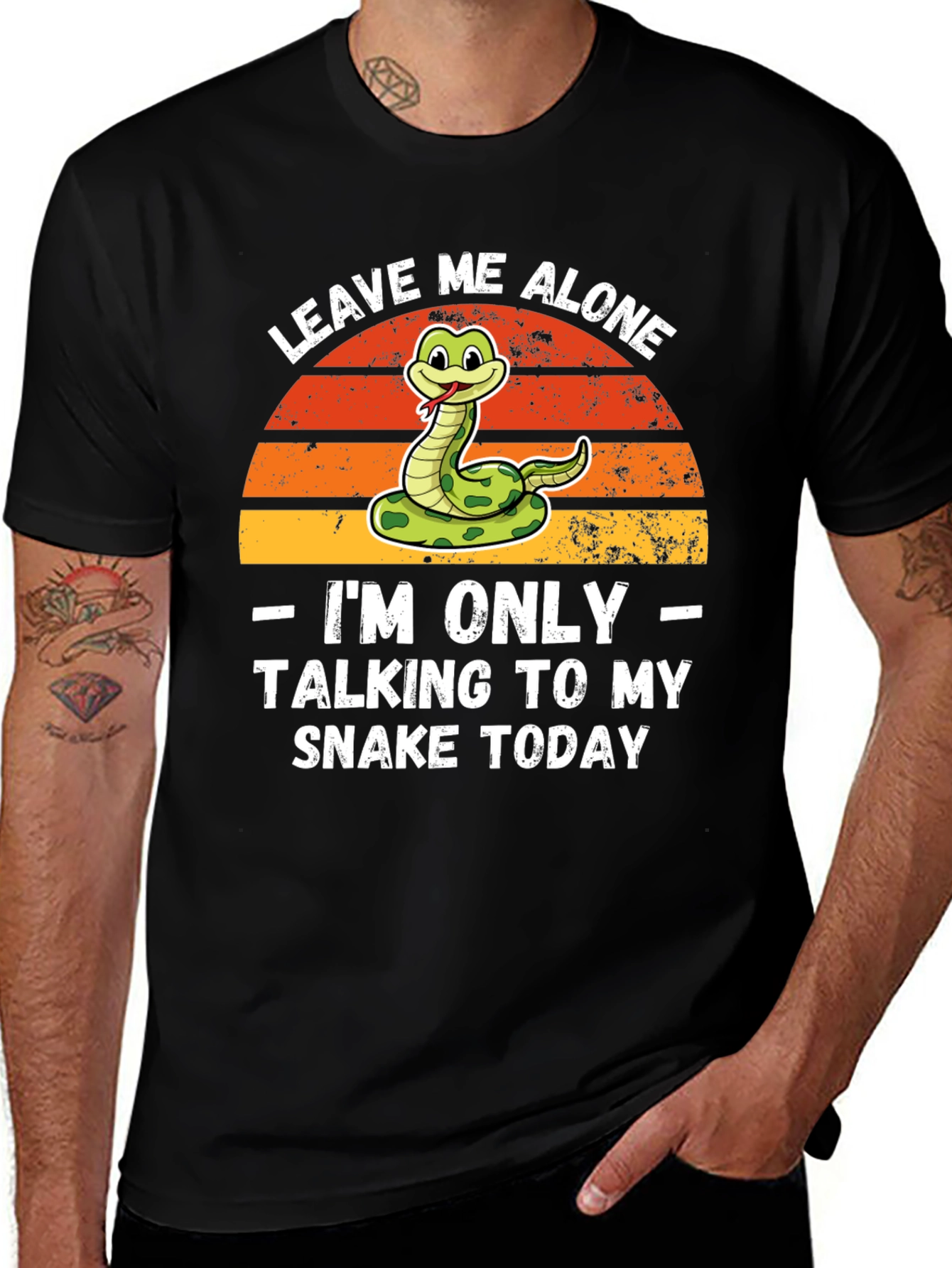 Leave Me Alone Snake T-Shirt