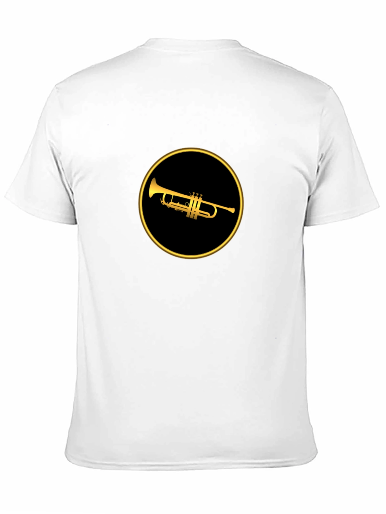 Trumpet Graphic Tee - Black Cotton Blend