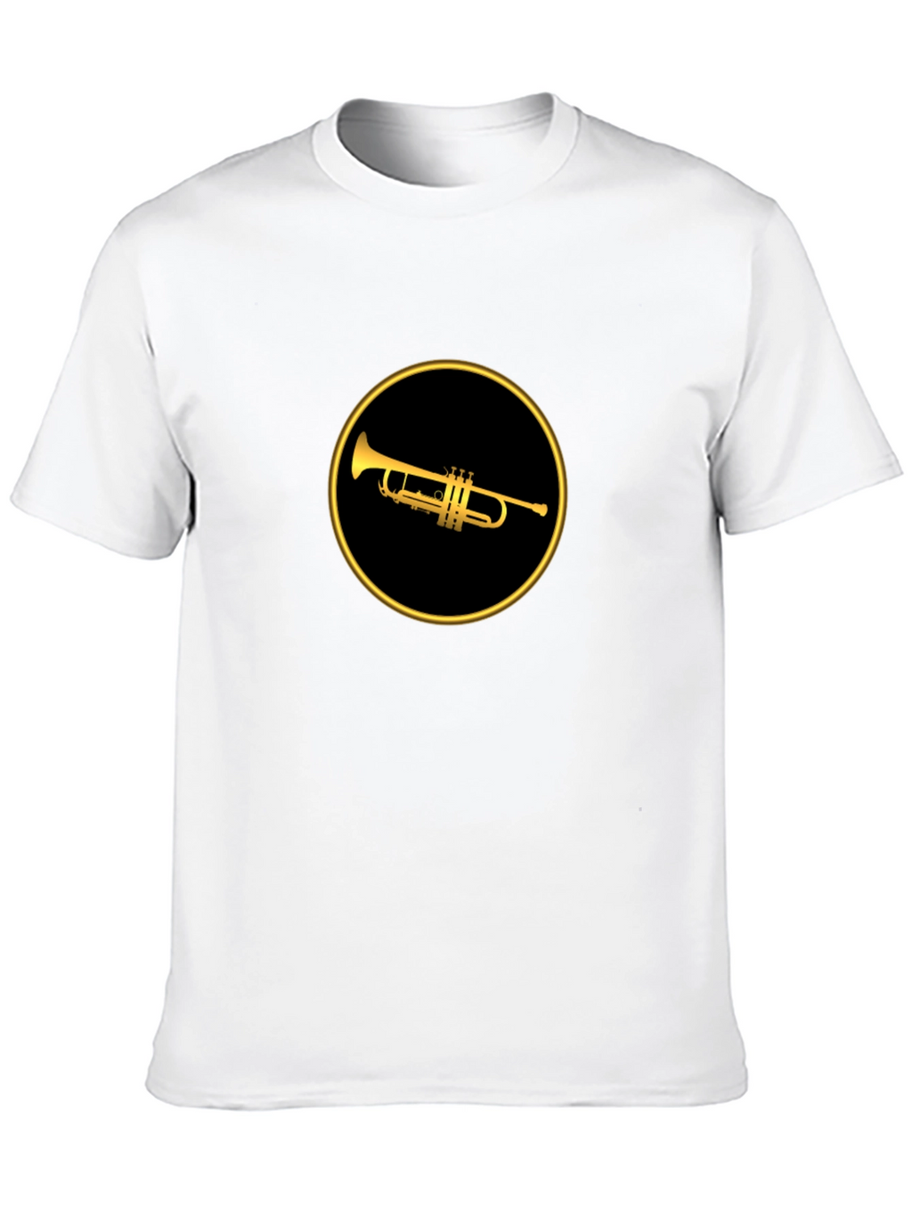 Trumpet Graphic Tee - Black Cotton Blend