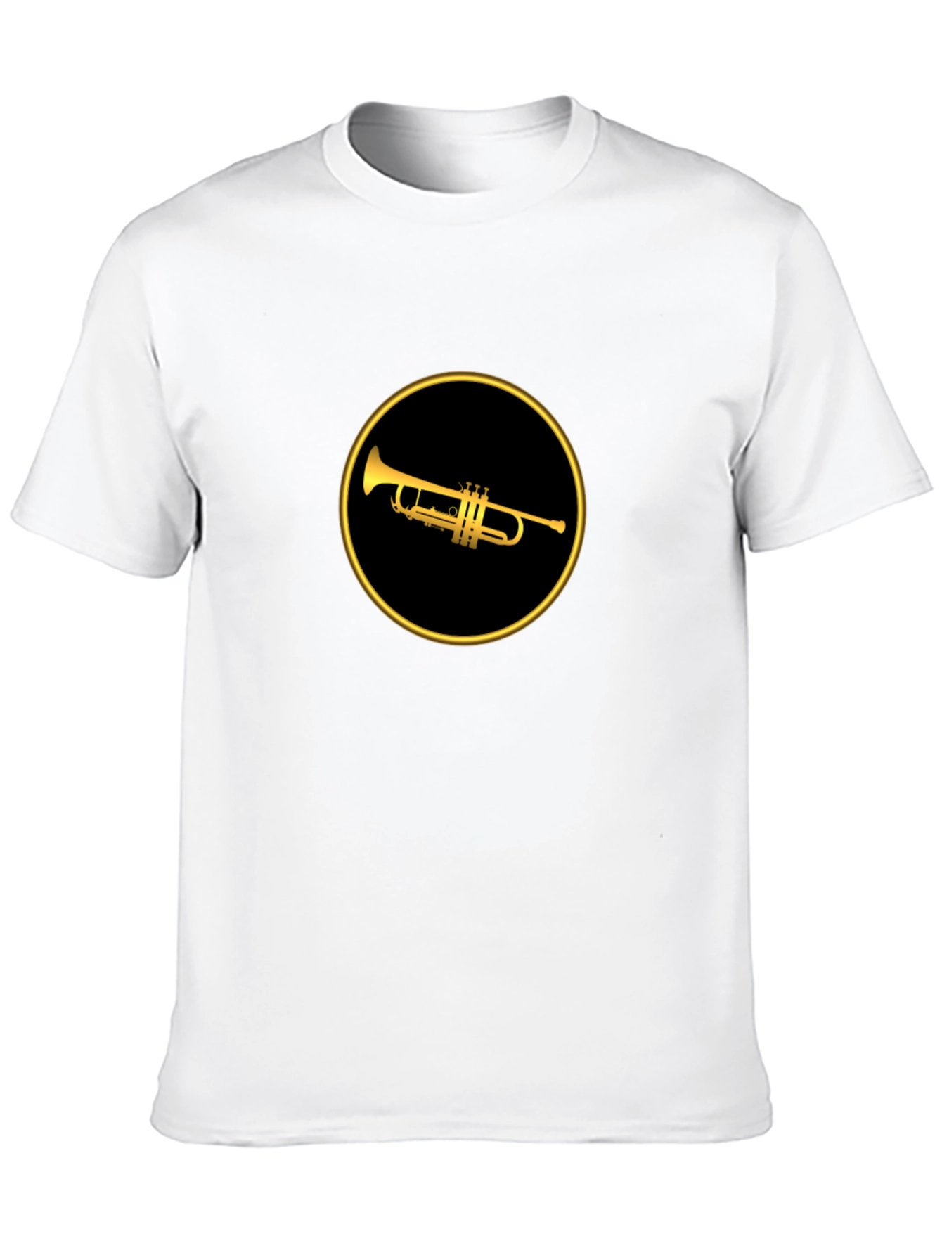 Trumpet Graphic Tee - Black Cotton Blend