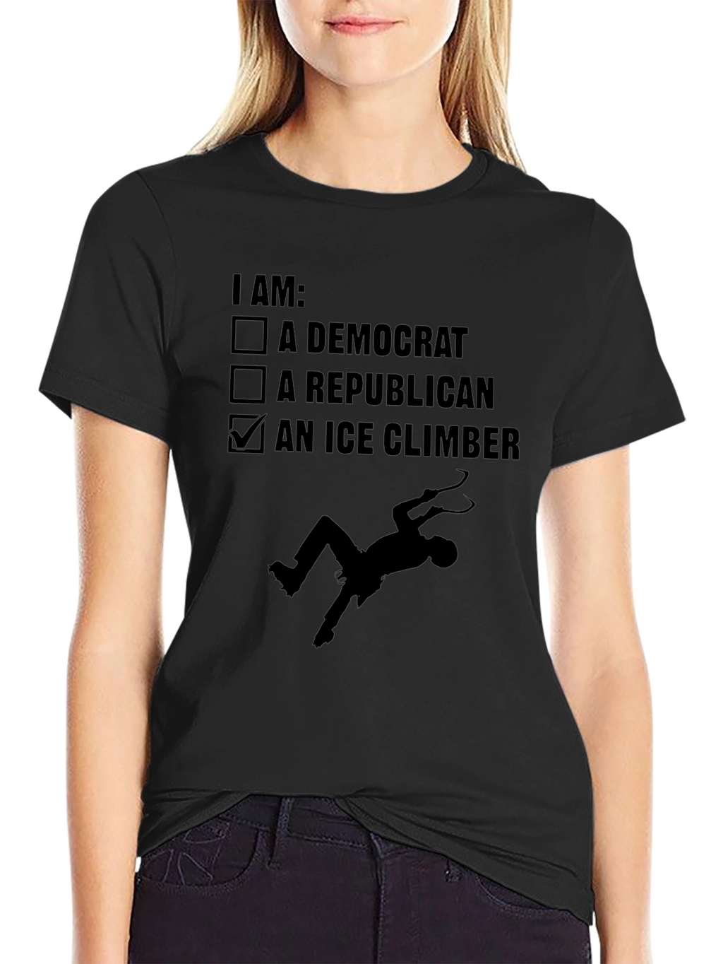 I Am An Ice Climber Novelty Graphic Tee