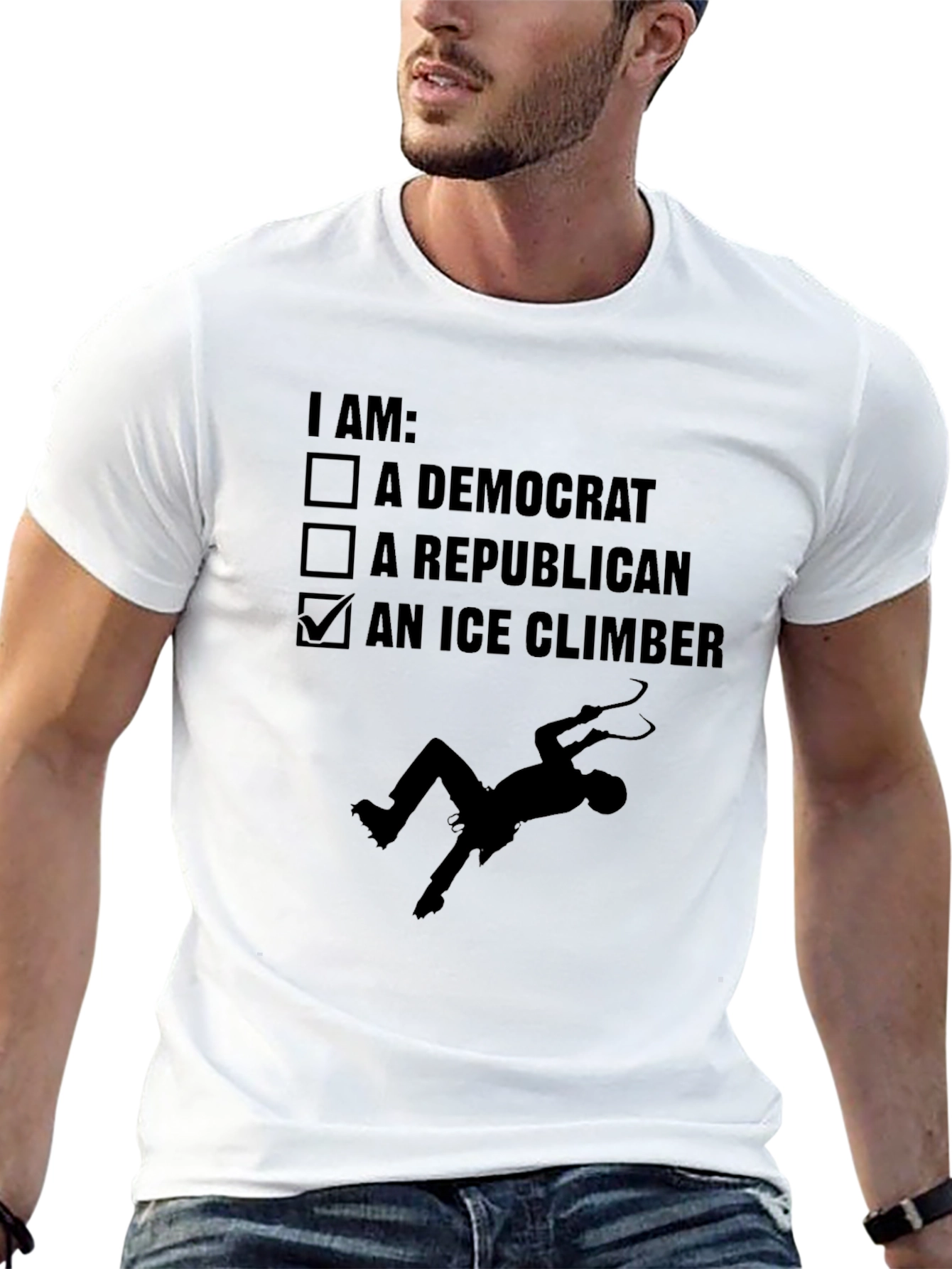 I Am An Ice Climber Novelty Graphic Tee