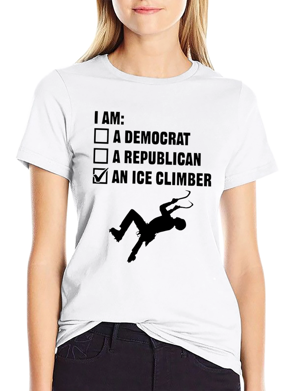 I Am An Ice Climber Novelty Graphic Tee
