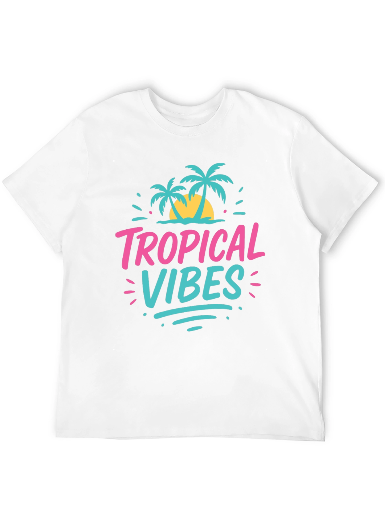 Tropical Vibes Graphic Tee - Summer Ready!