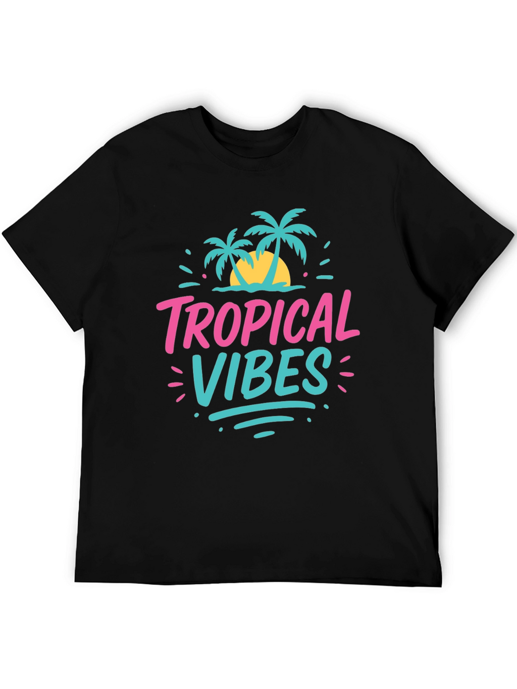 Tropical Vibes Graphic Tee - Summer Ready!