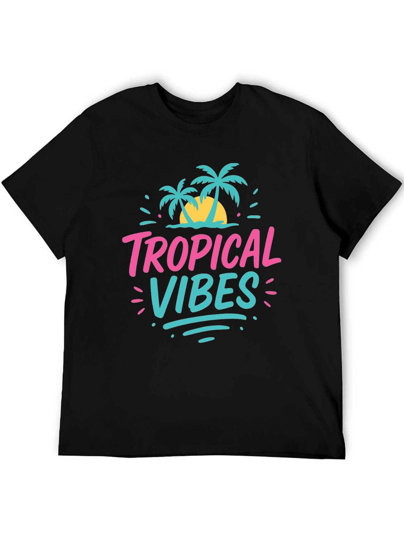 Tropical Vibes Graphic Tee - Summer Ready!