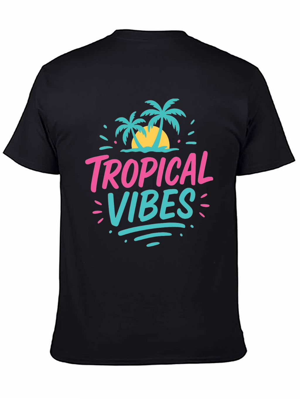 Tropical Vibes Graphic Tee - Summer Ready!