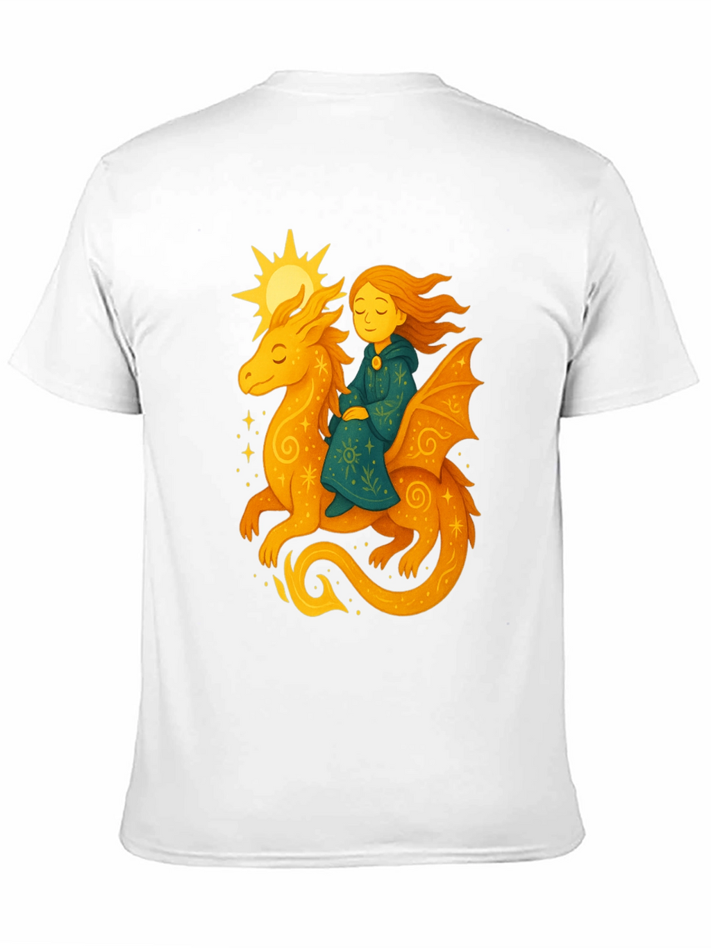 Dragon Rider Graphic Tee - Fantasy T-Shirt