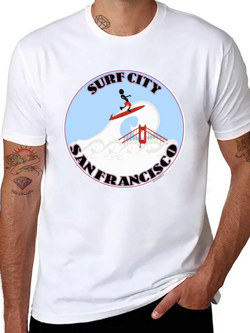 Surf City San Francisco Graphic Tee