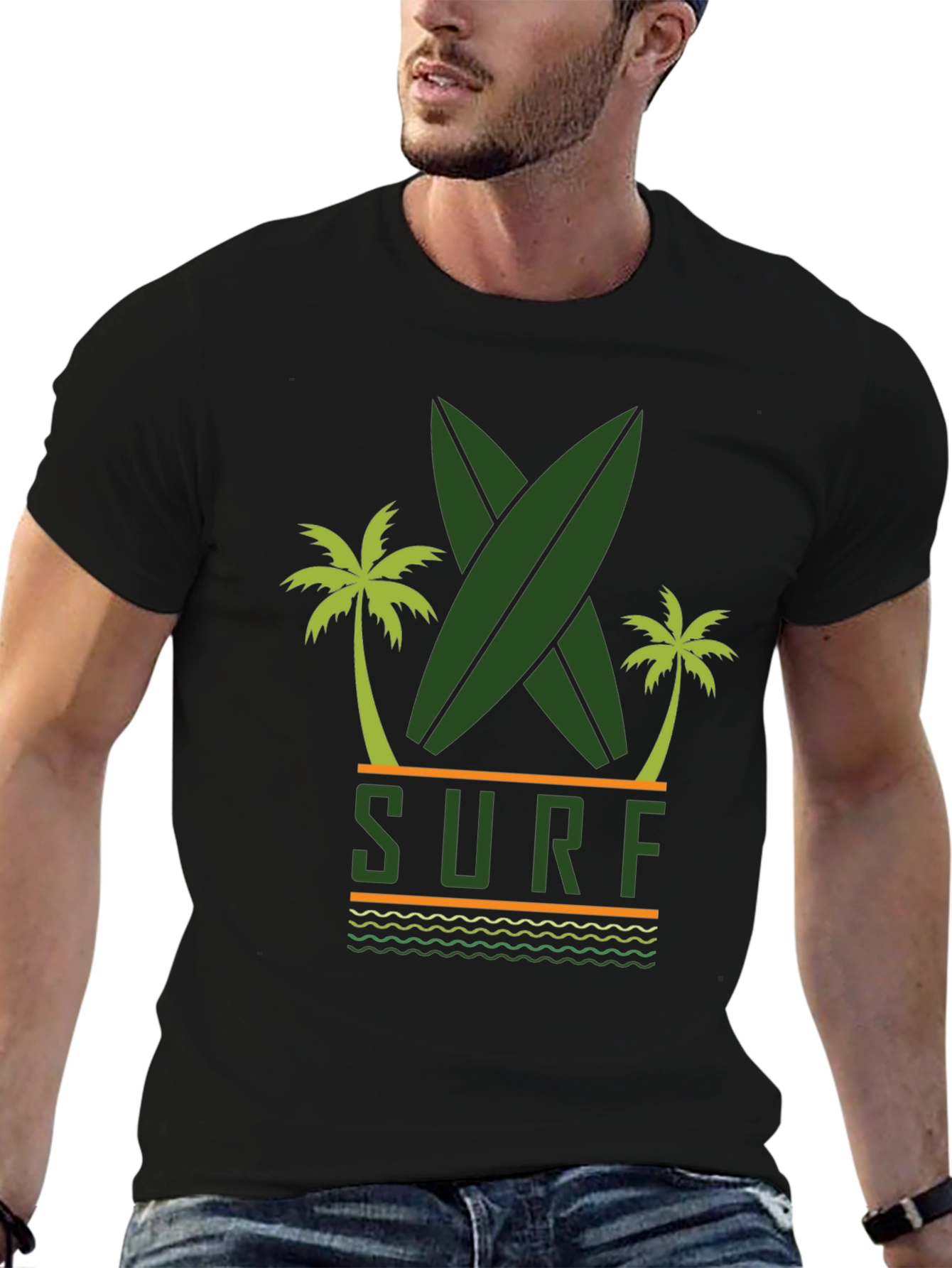 Surf Graphic Tee - Beach Vibes