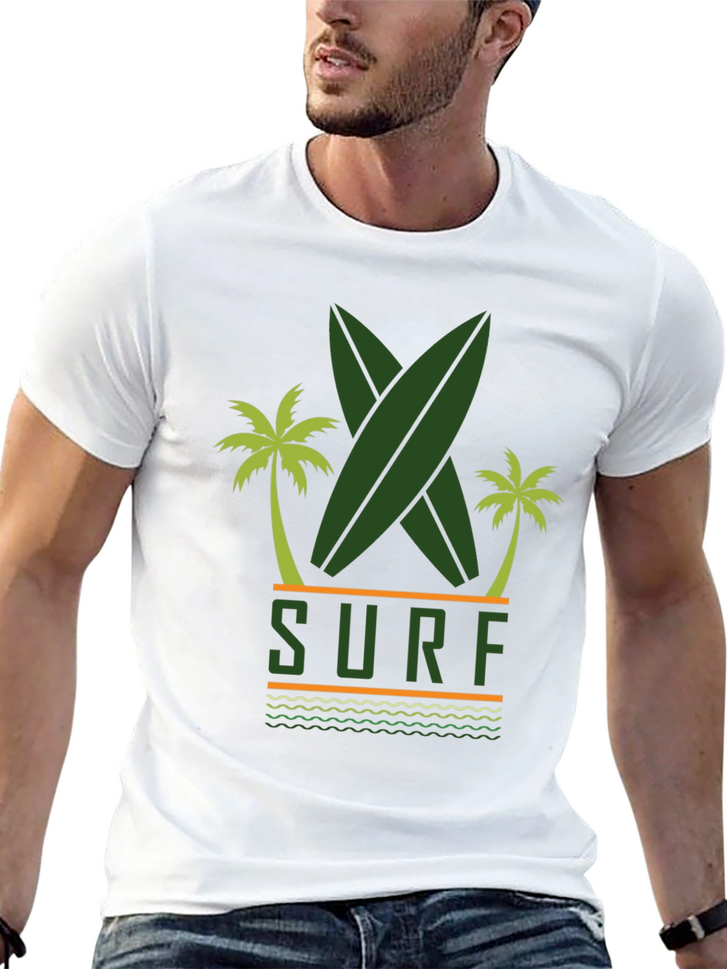 Surf Graphic Tee - Beach Vibes