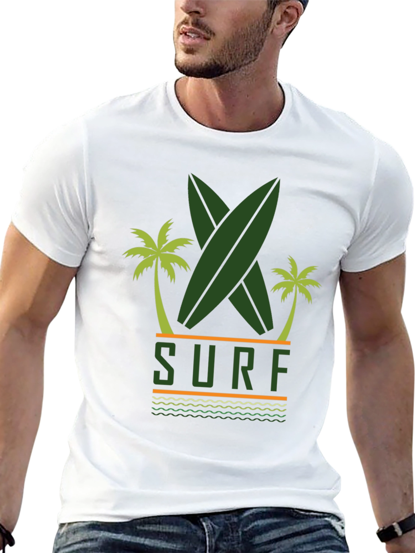 Surf Graphic Tee - Beach Vibes
