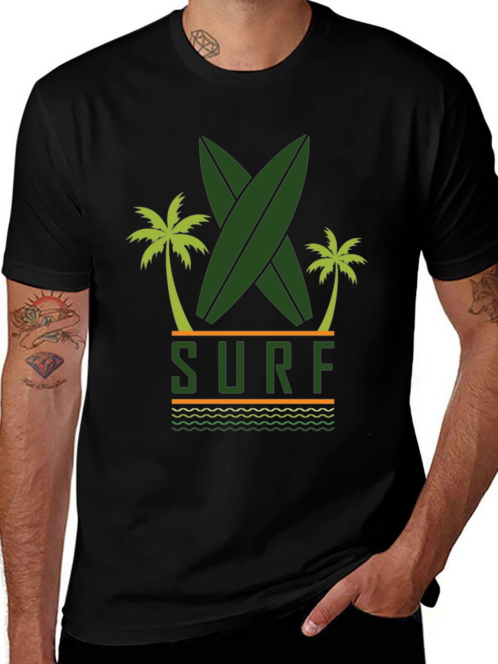 Surf Graphic Tee - Beach Vibes