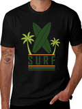 Surf Graphic Tee - Beach Vibes