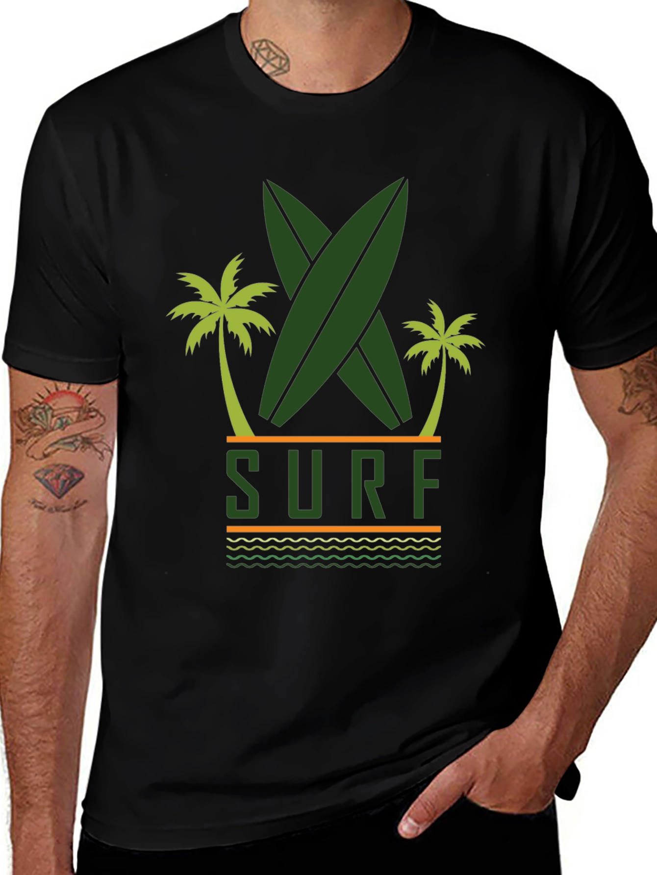 Surf Graphic Tee - Beach Vibes