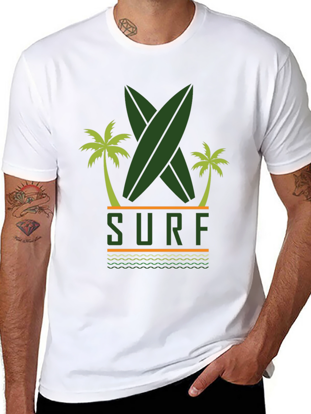 Surf Graphic Tee - Beach Vibes