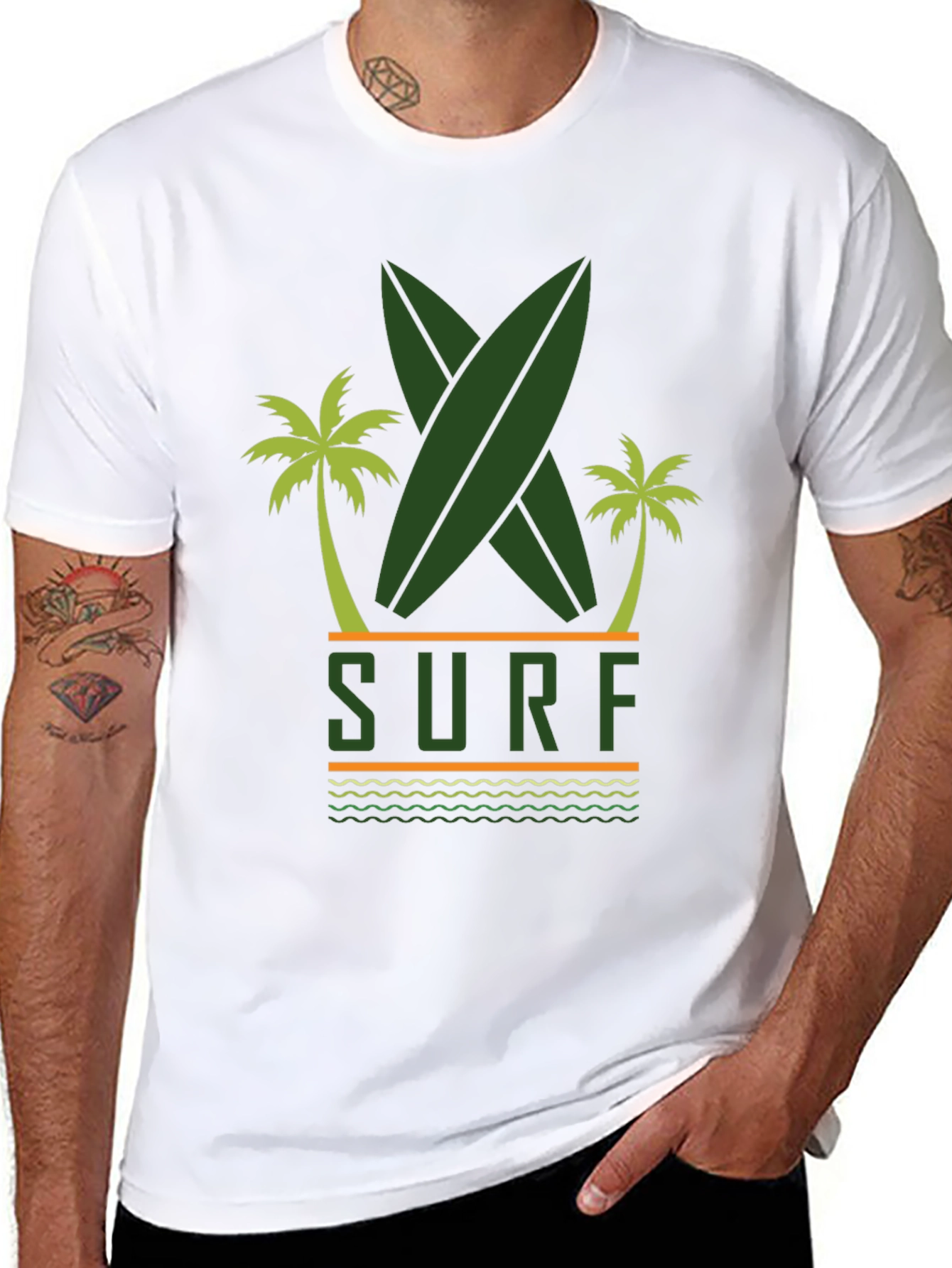 Surf Graphic Tee - Beach Vibes