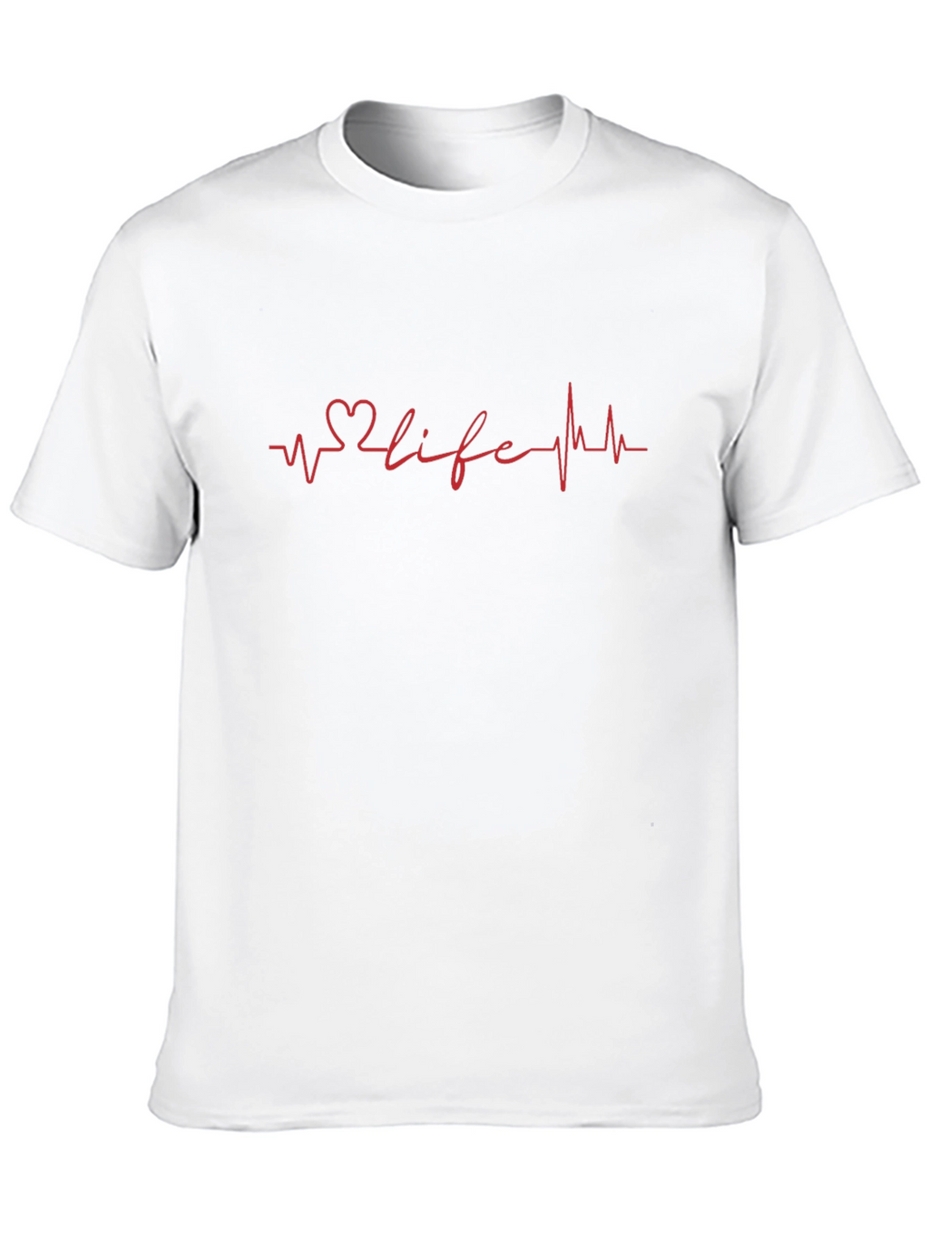 Life Heartbeat Graphic Tee - Stylish & Comfy