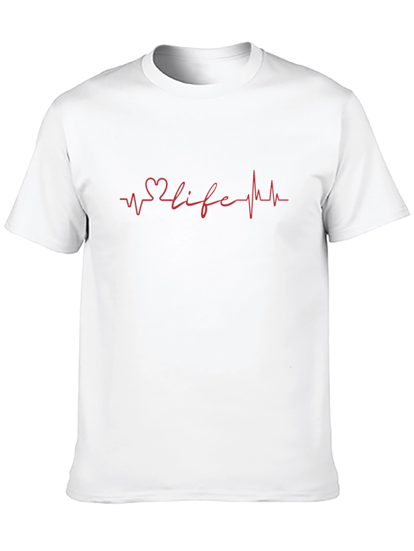 Life Heartbeat Graphic Tee - Stylish & Comfy