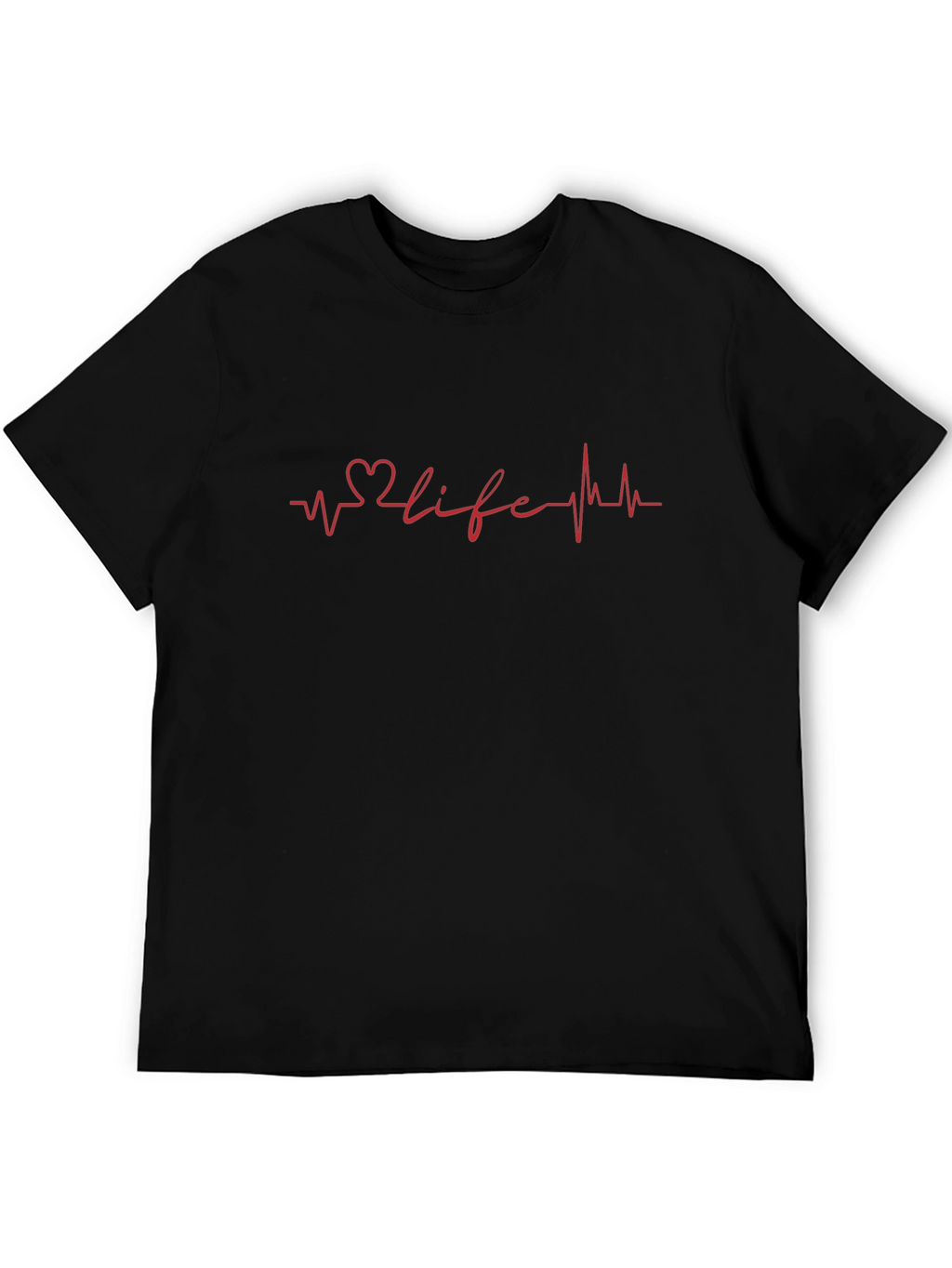 Life Heartbeat Graphic Tee - Stylish & Comfy