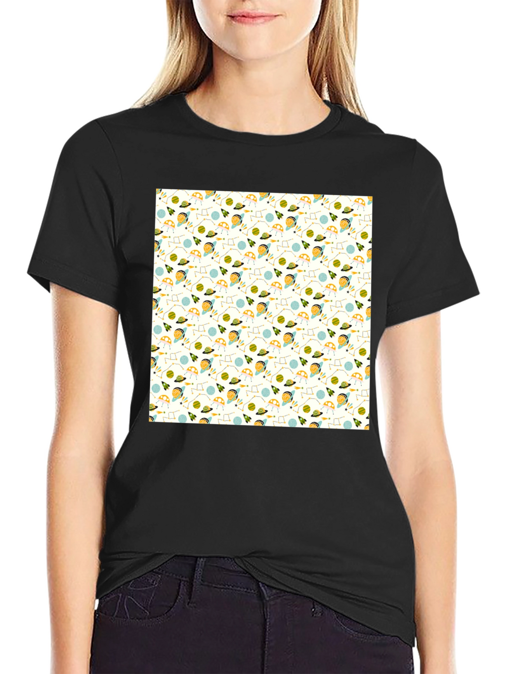 Cosmic Adventure Tee - Black