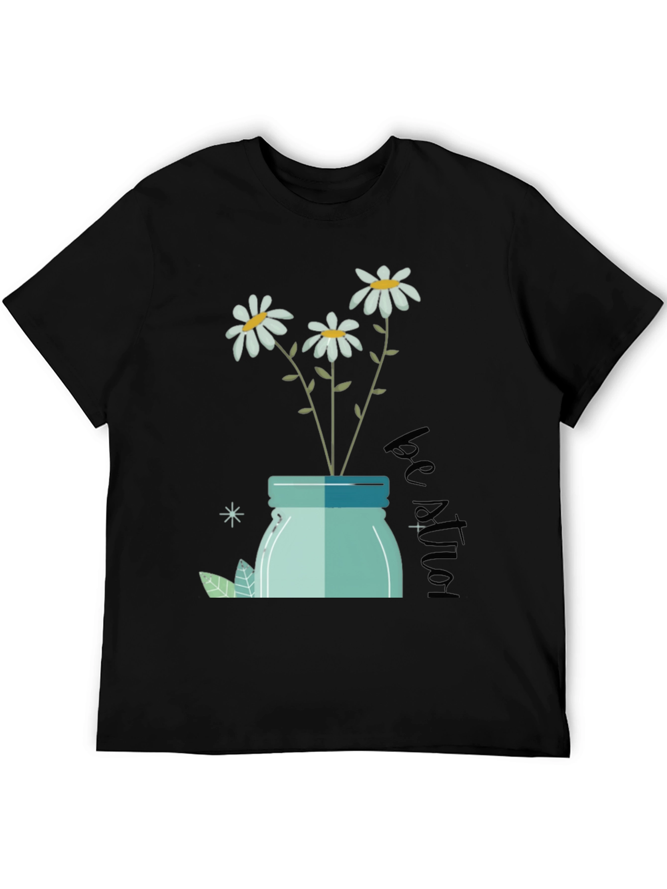 Daisy Jar Graphic Tee - Be Kind T-Shirt