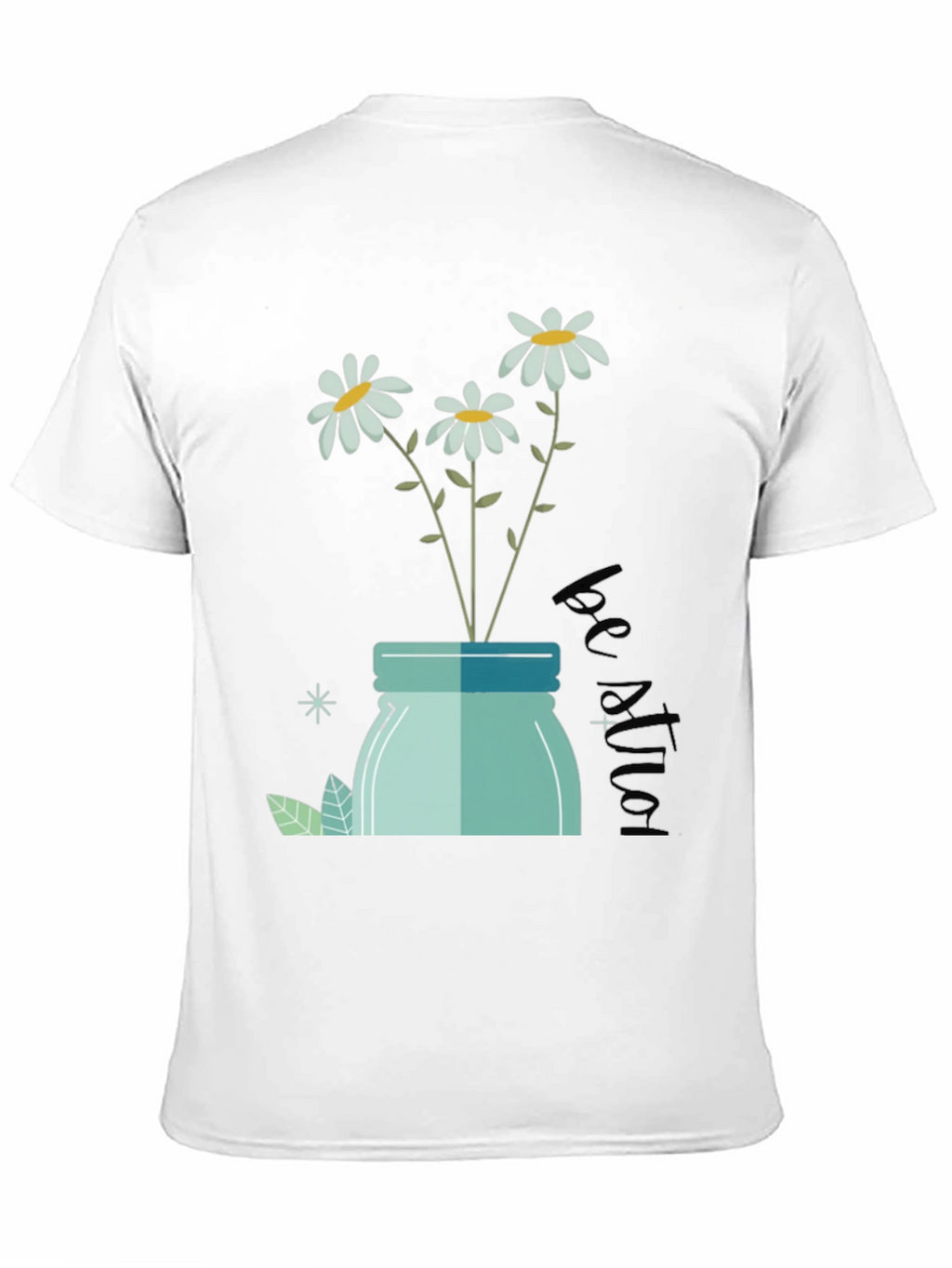 Daisy Jar Graphic Tee - Be Kind T-Shirt