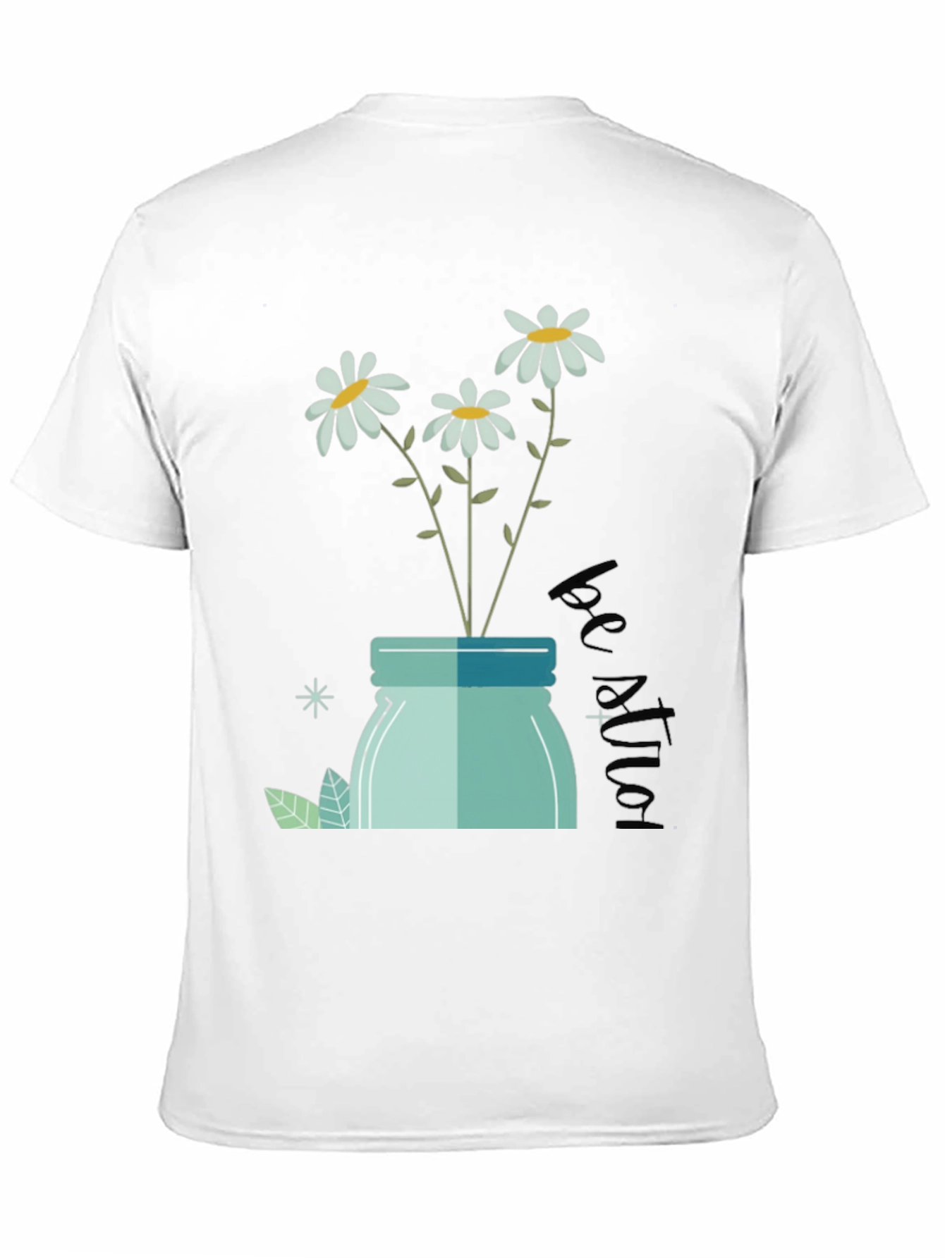 Daisy Jar Graphic Tee - Be Kind T-Shirt