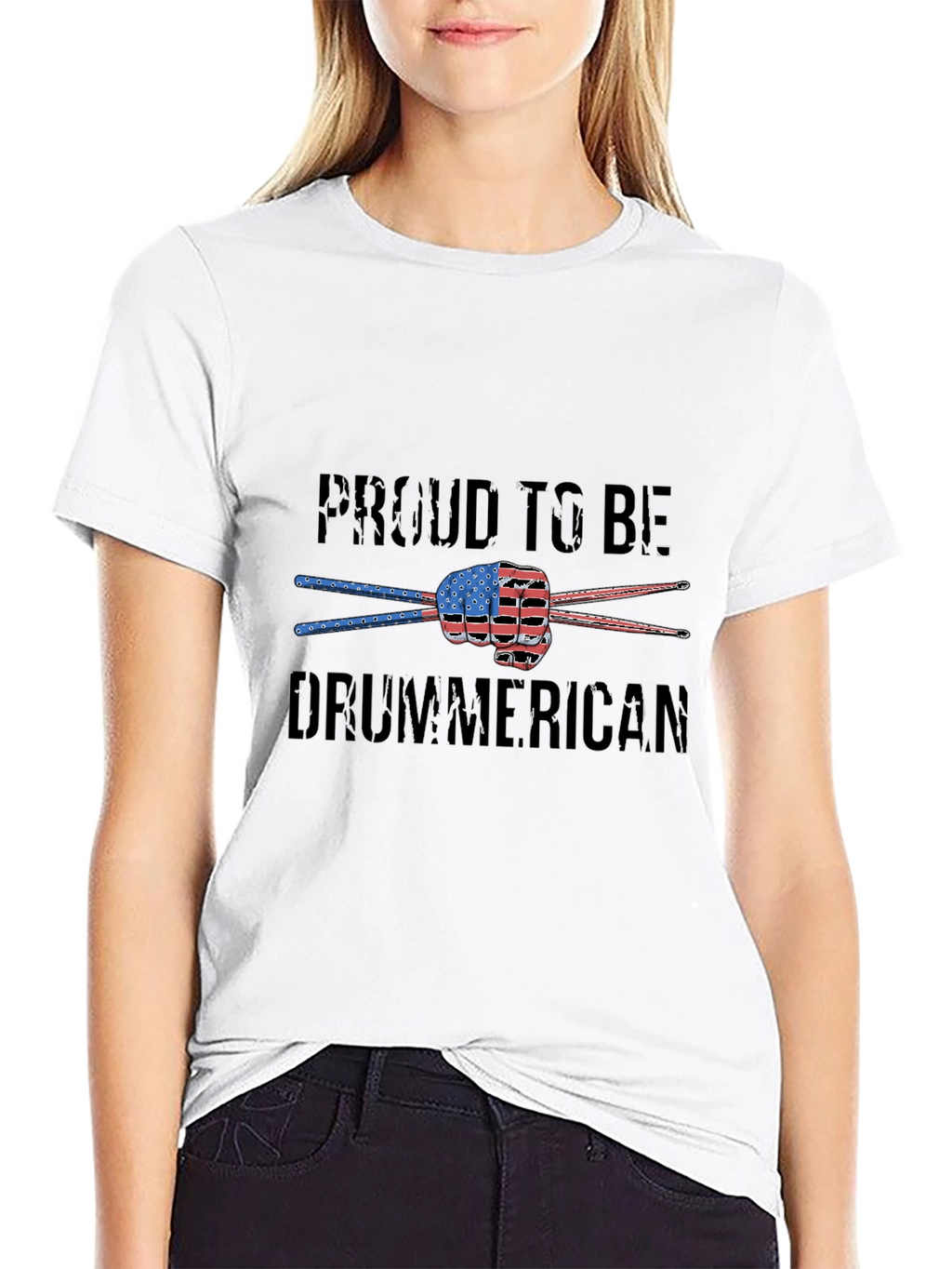 Proud Drummerican T-Shirt