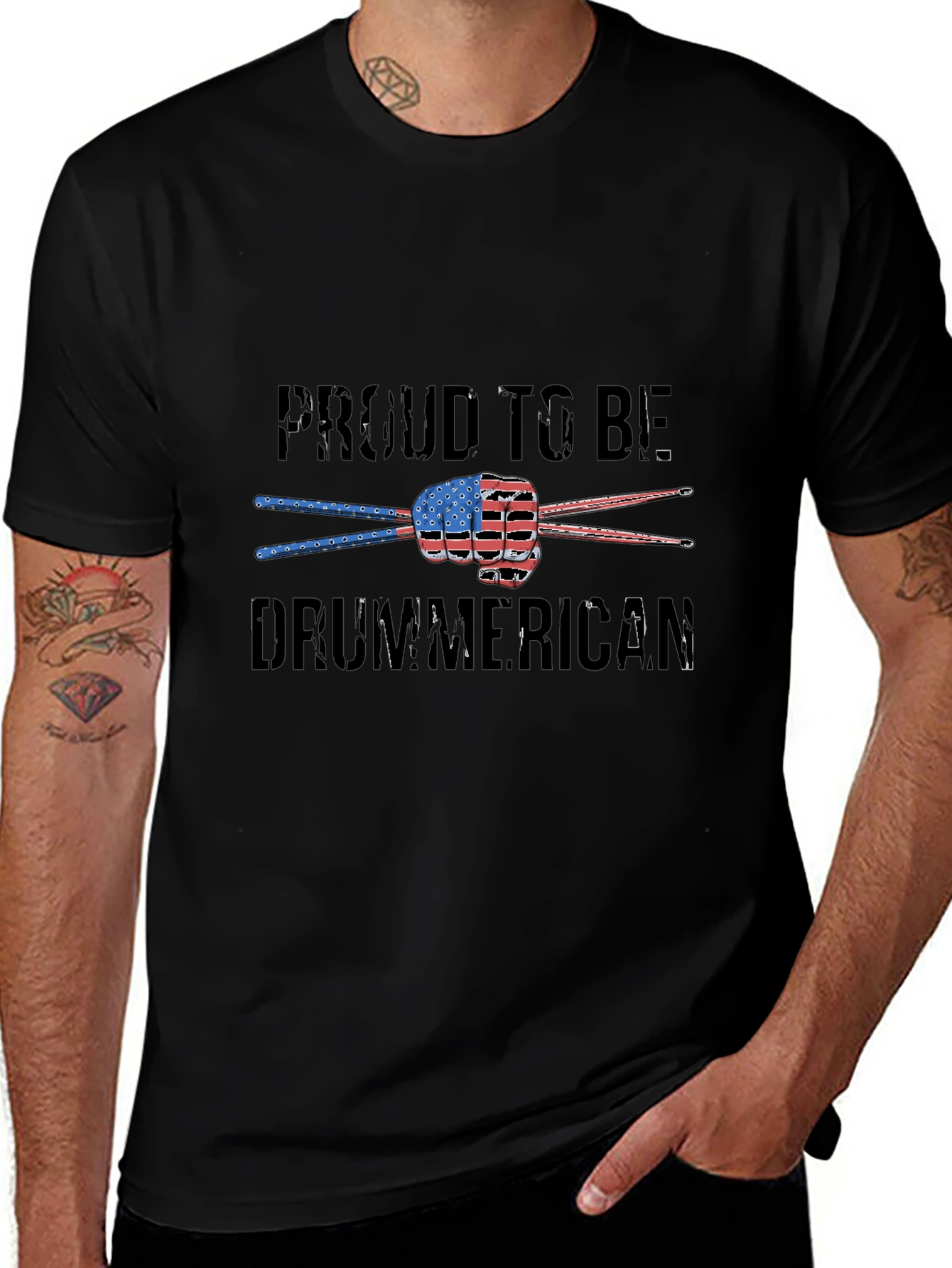 Proud Drummerican T-Shirt