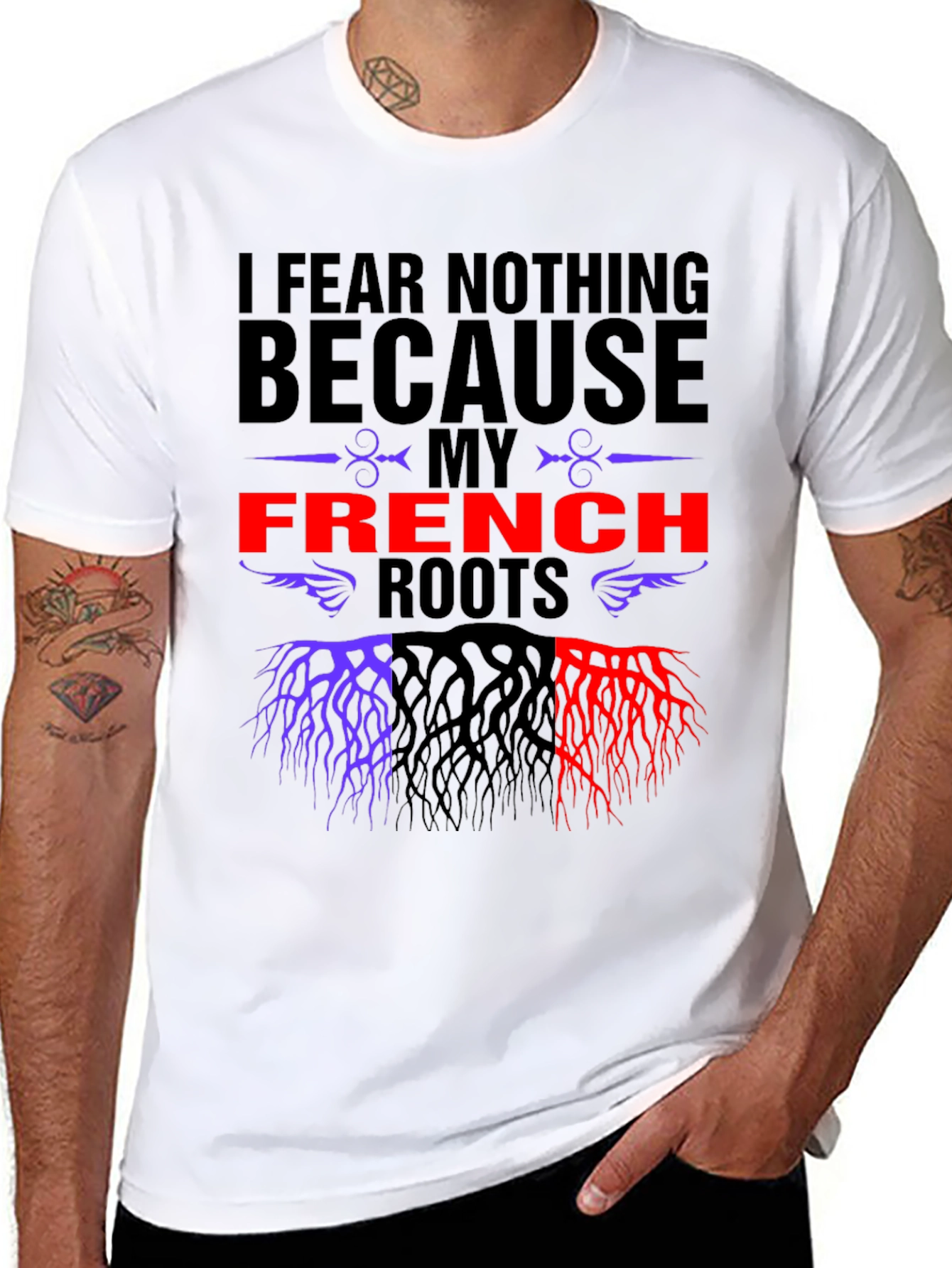 I Fear Nothing French Roots T-Shirt