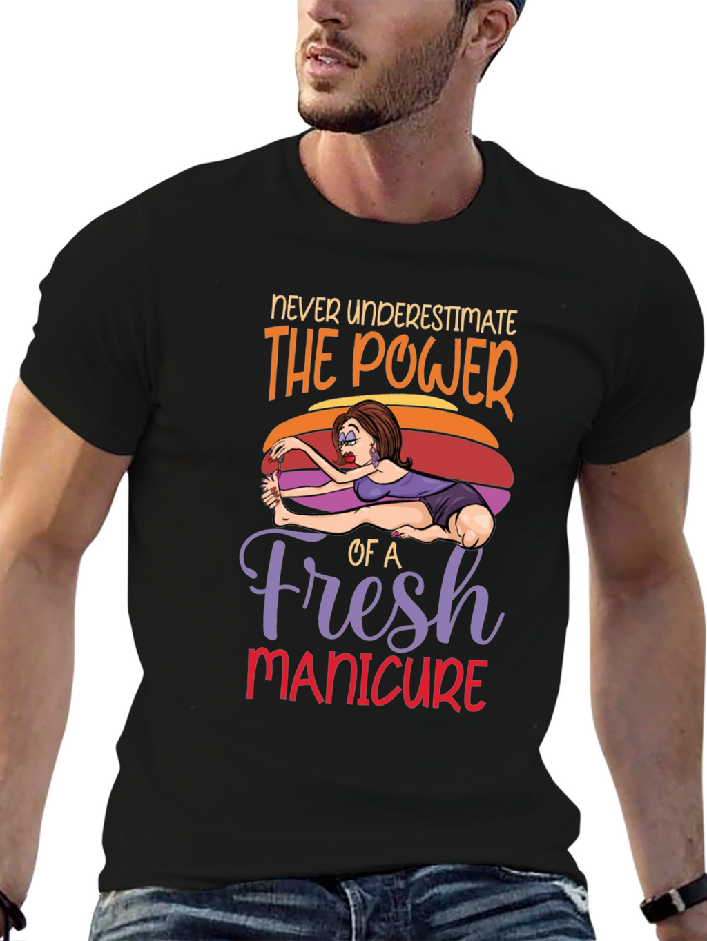 Fresh Manicure Power Graphic Tee