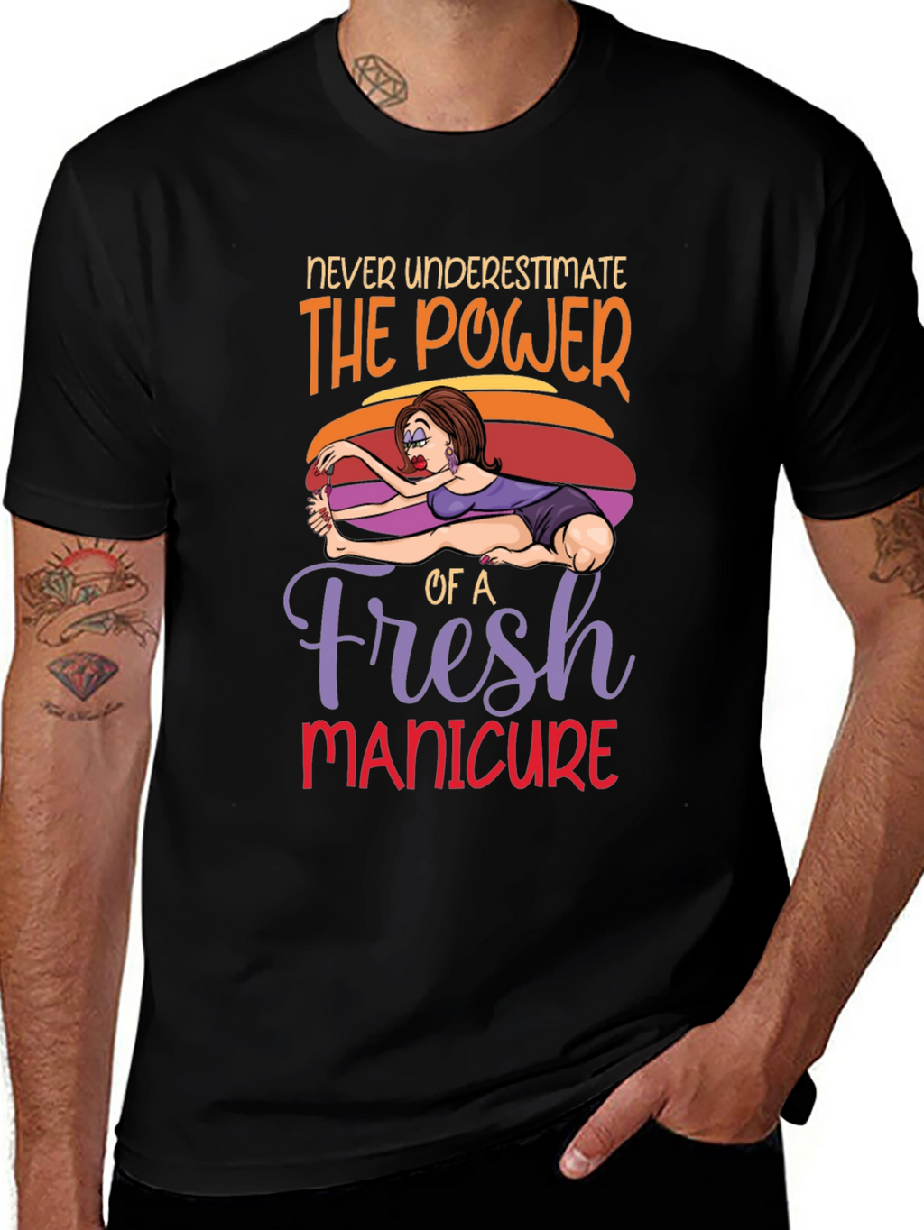 Fresh Manicure Power Graphic Tee