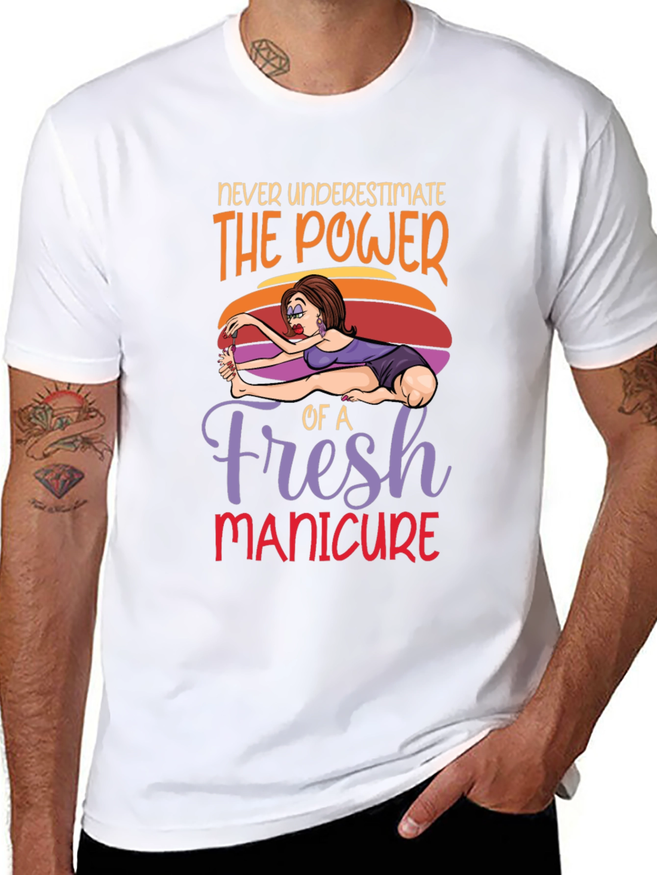 Fresh Manicure Power Graphic Tee