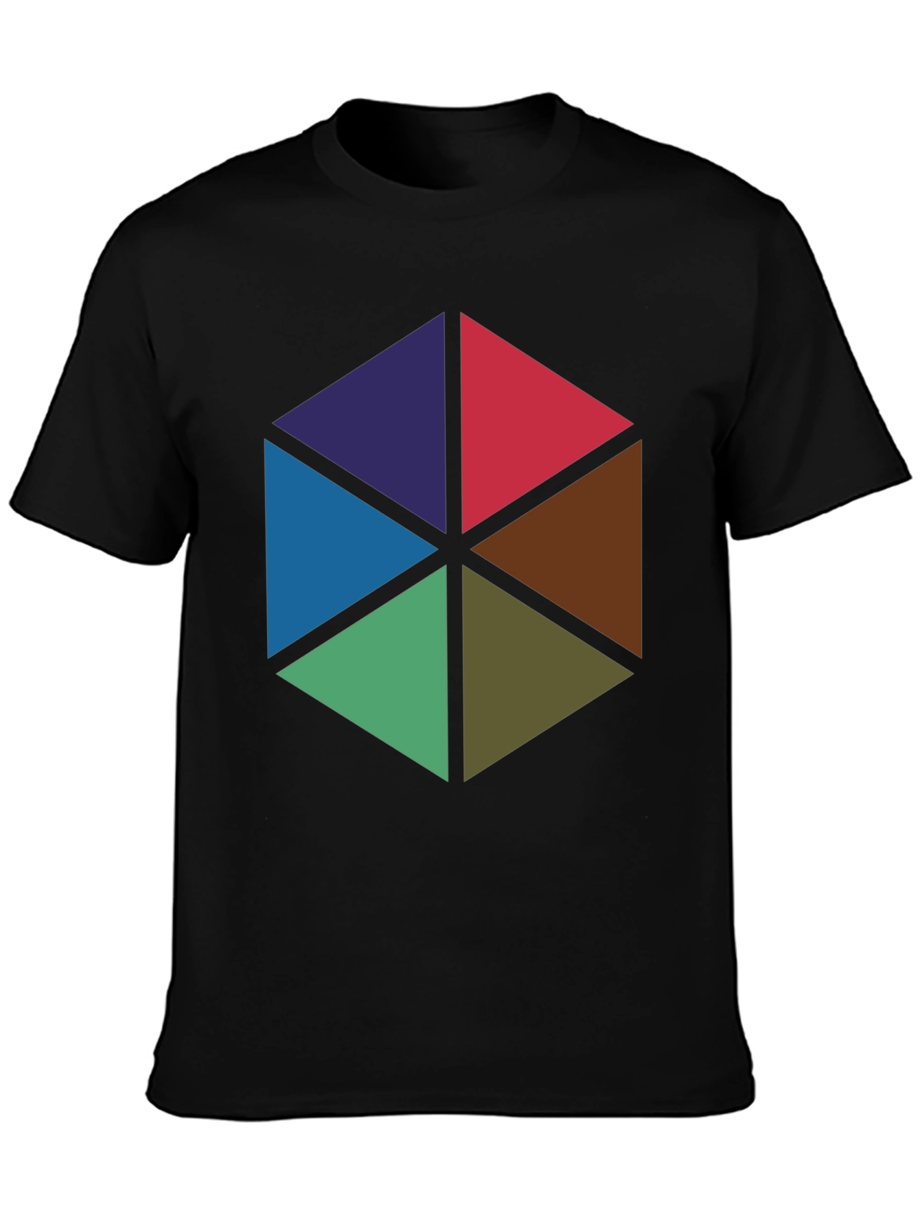 Geometric Triangles T-Shirt - Bold & Modern Design