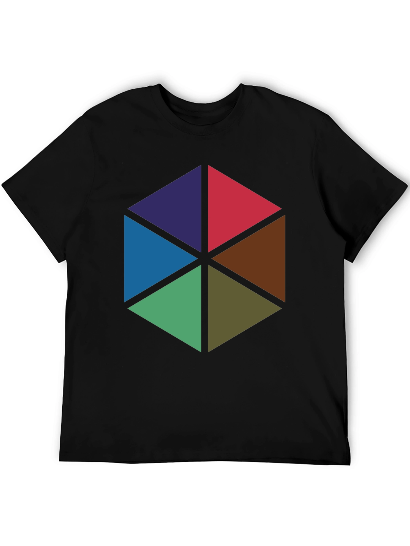 Geometric Triangles T-Shirt - Bold & Modern Design