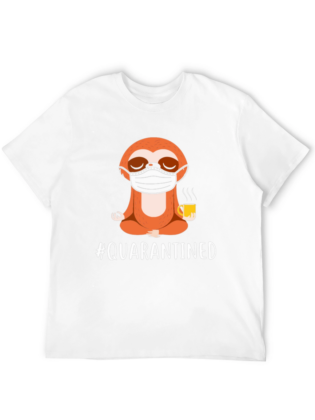 Quarantined Sloth T-Shirt - Black