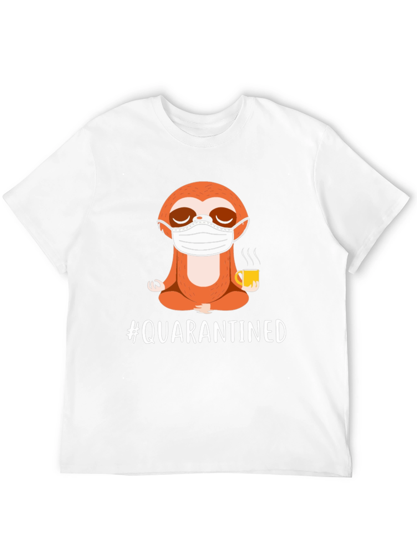 Quarantined Sloth T-Shirt - Black