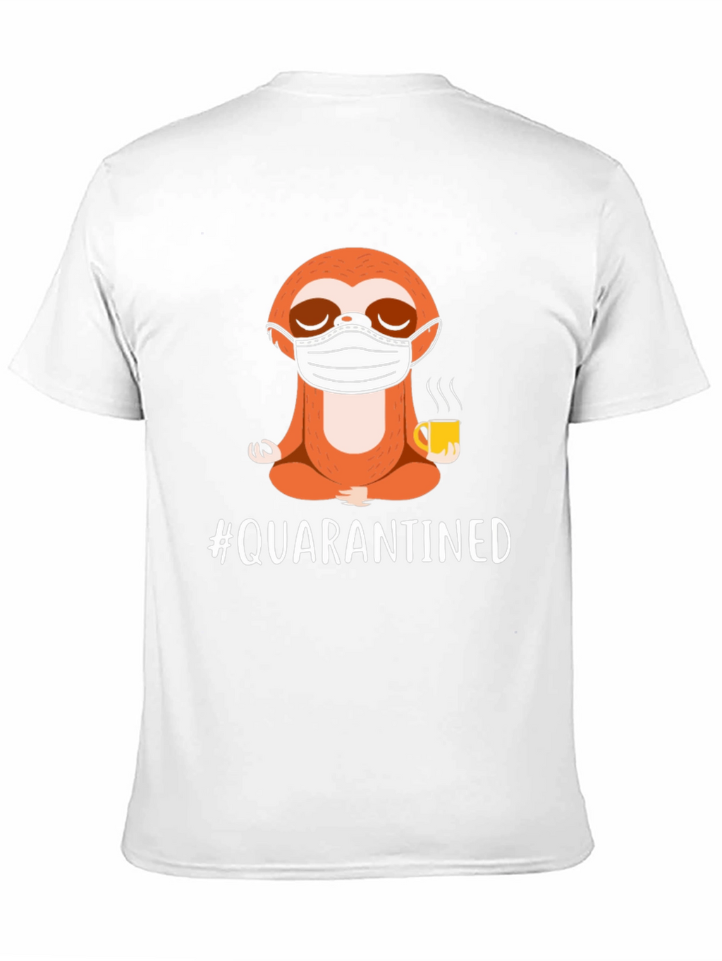 Quarantined Sloth T-Shirt - Black