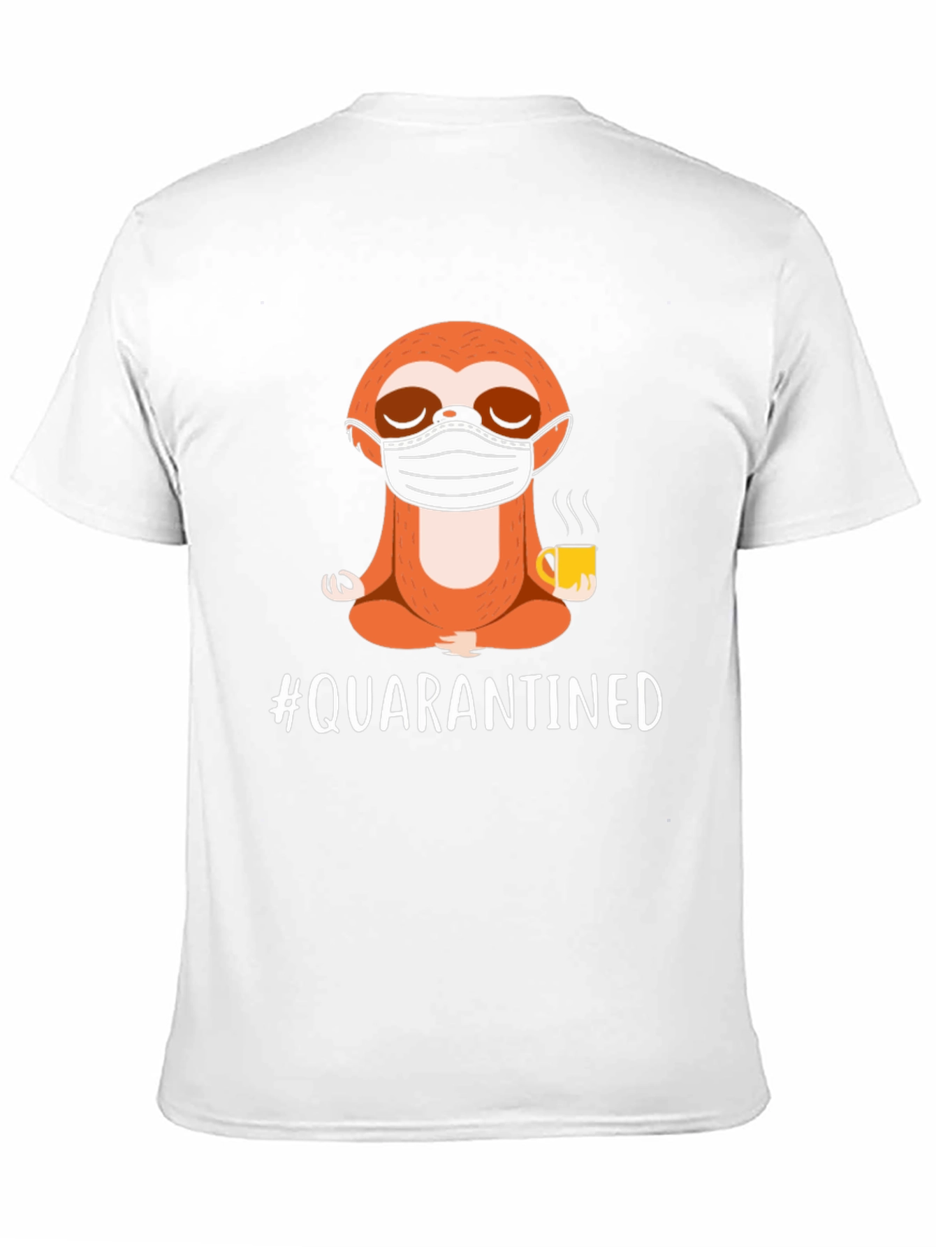 Quarantined Sloth T-Shirt - Black