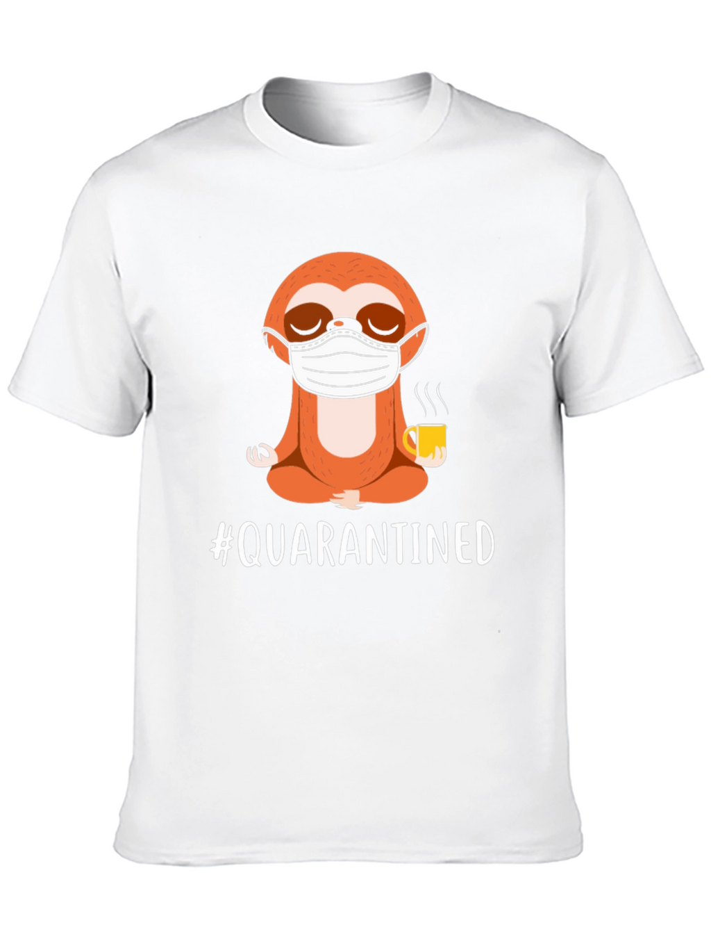 Quarantined Sloth T-Shirt - Black