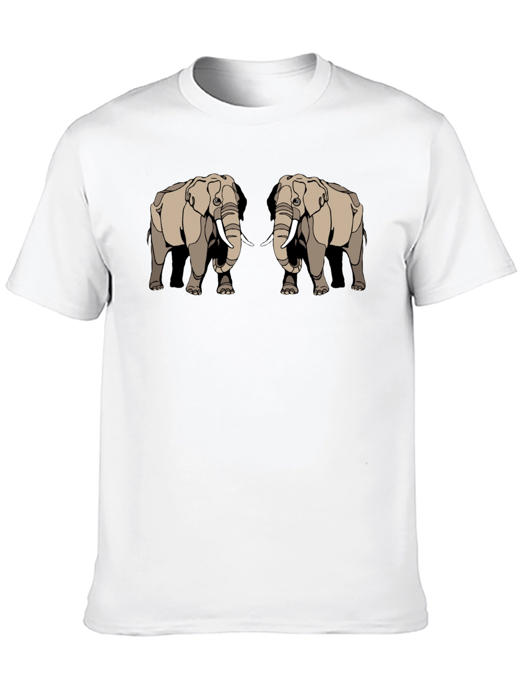 Elephant Graphic Tee - Stylish Black T-Shirt