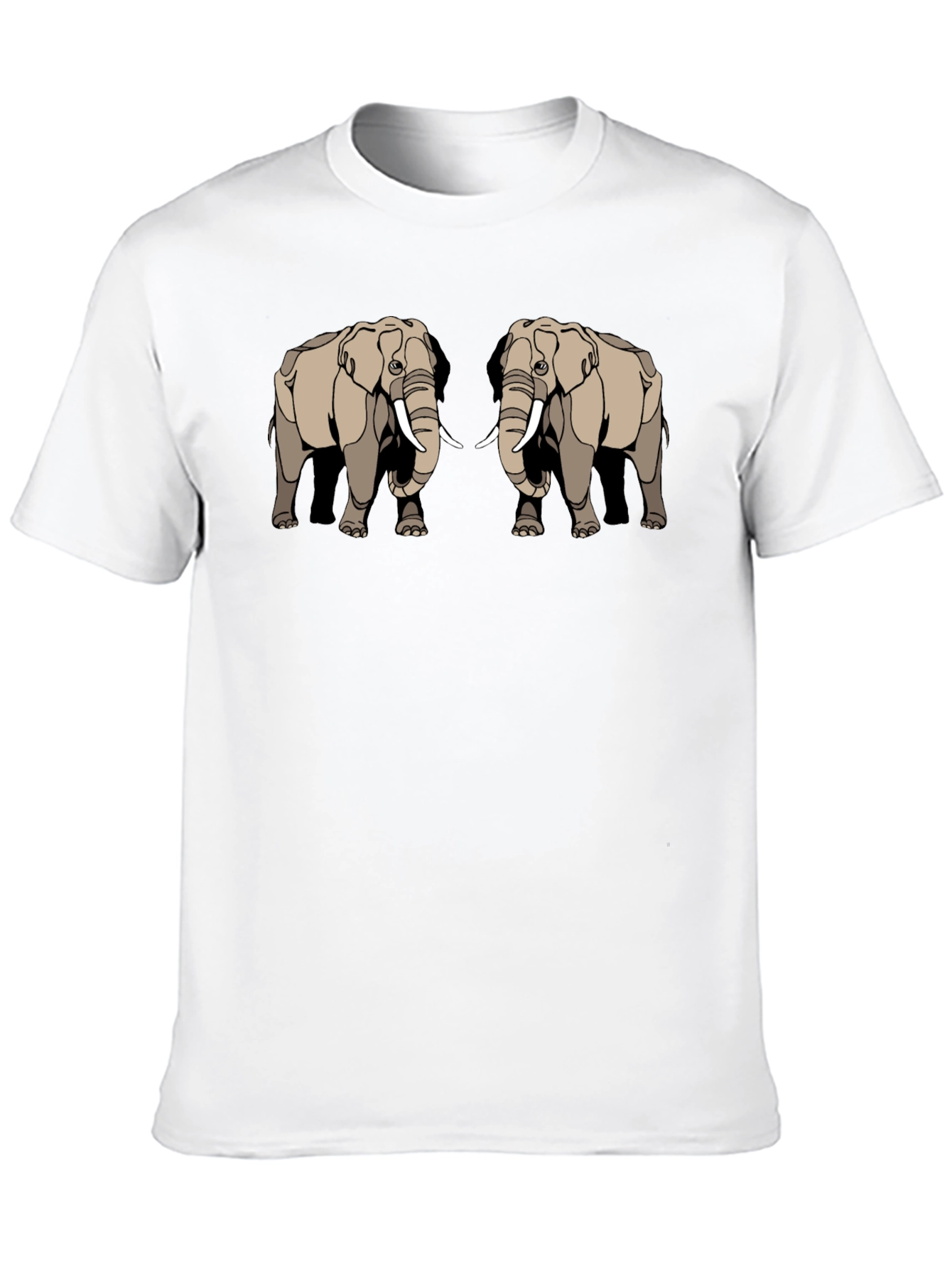Elephant Graphic Tee - Stylish Black T-Shirt
