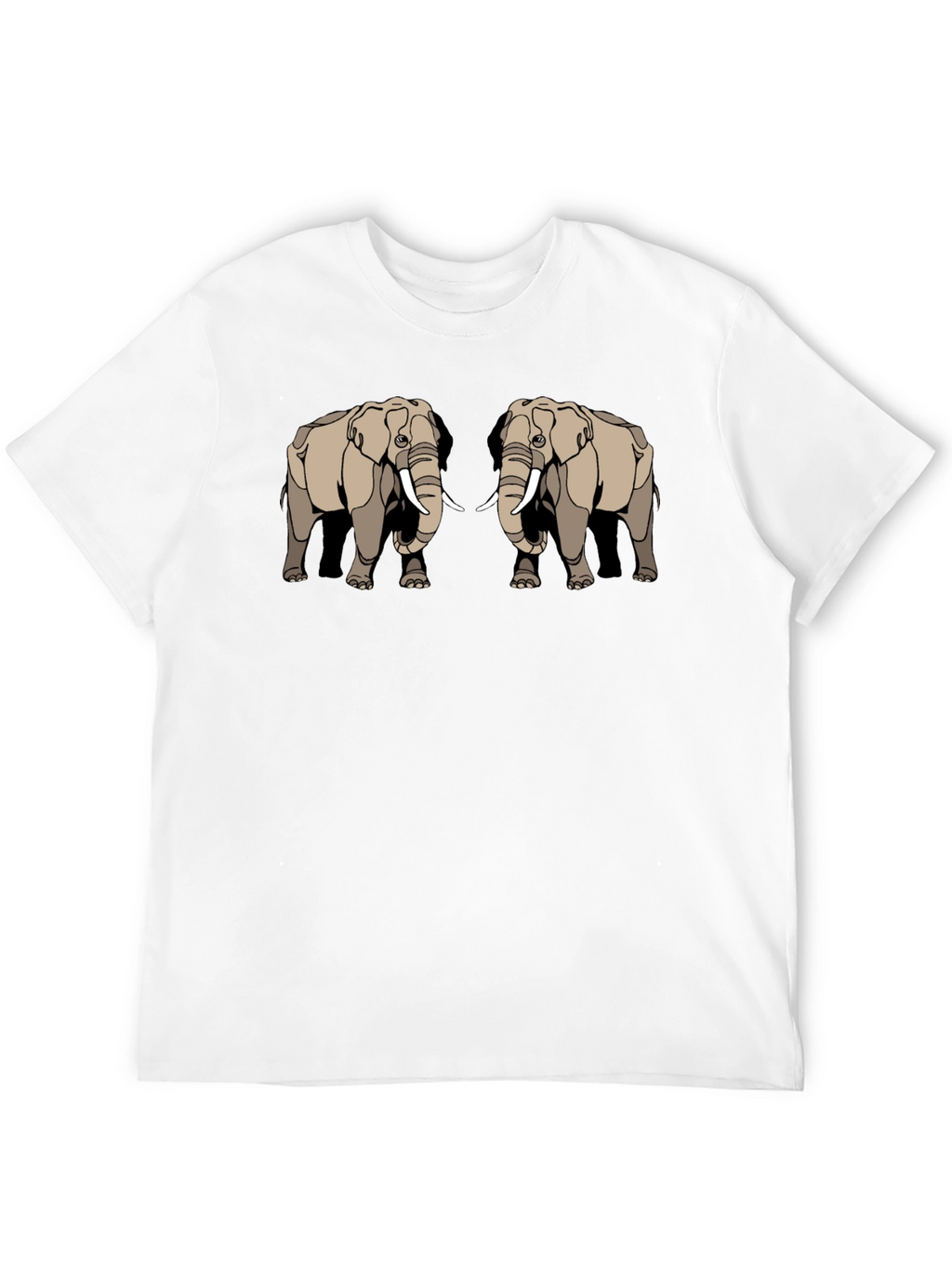 Elephant Graphic Tee - Stylish Black T-Shirt